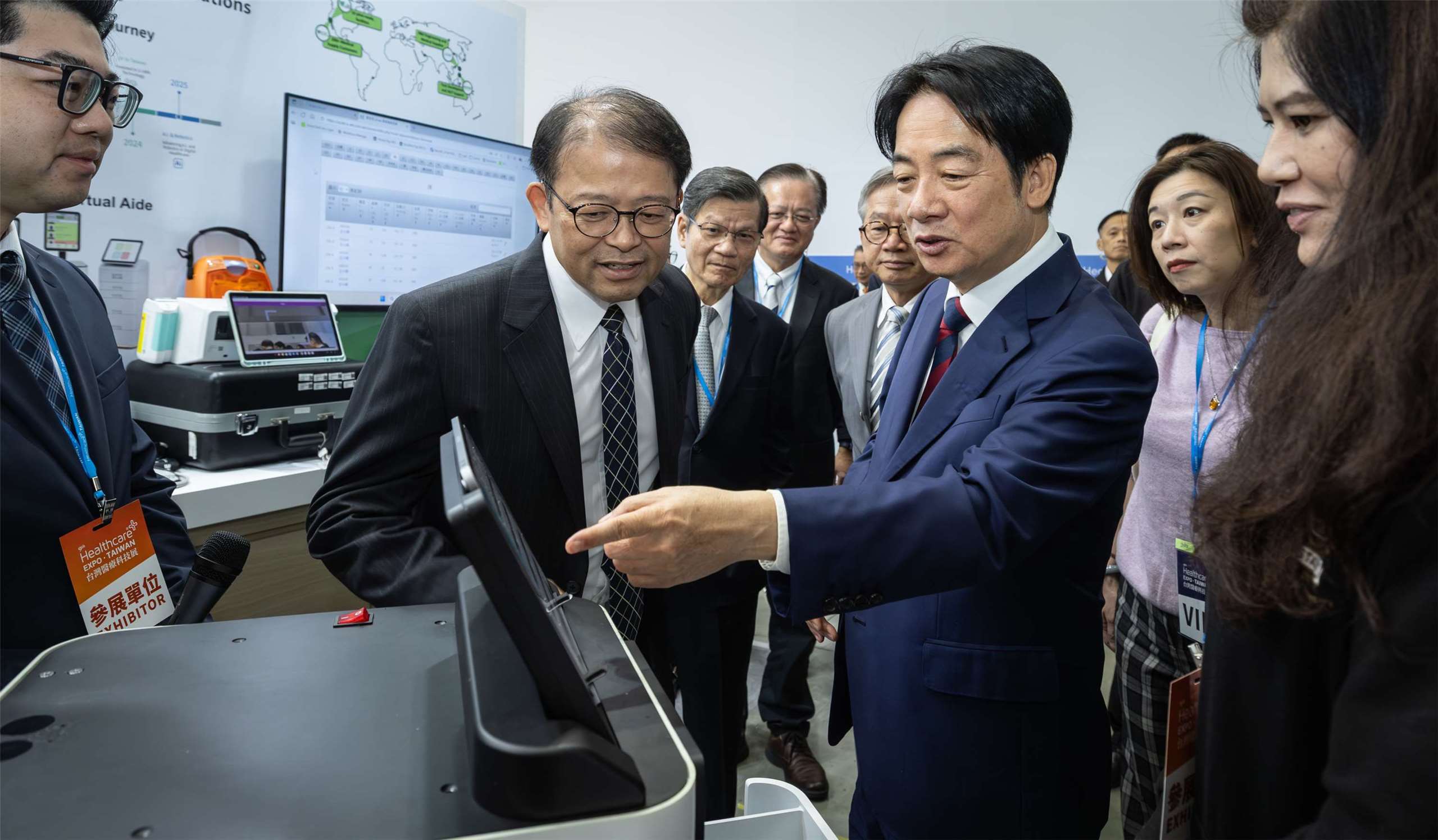 總統：醫療科技強強聯手 立足台灣、布局全球-新聞-Rti 中央廣播電臺!